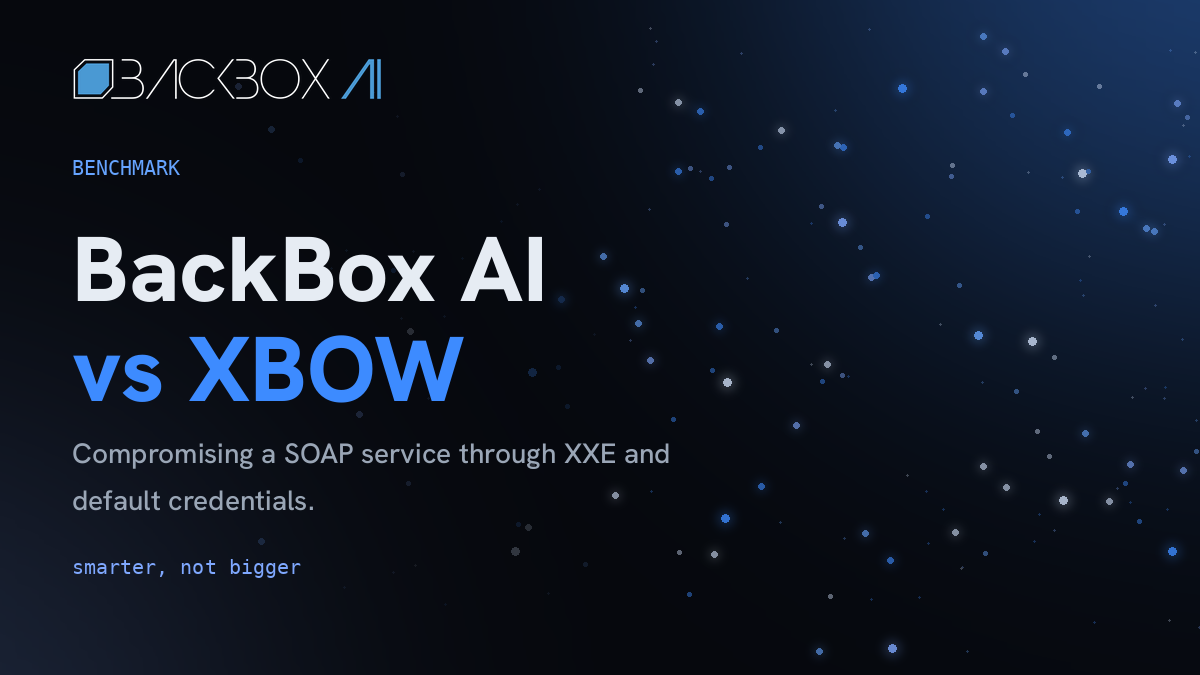 BackBox AI vs XBOW Benchmark: Compromising a SOAP Service with XXE and Default Credentials